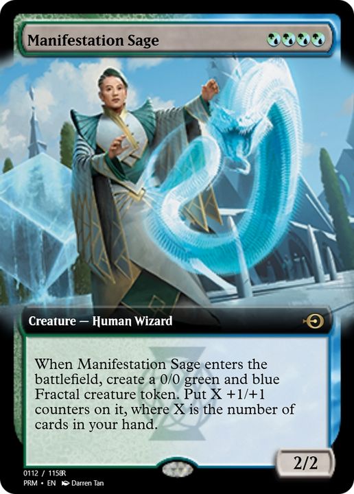 Manifestation Sage in the group Magic the Gathering / Types / Colors / Multicolors / G, U at Proxyprinters.com (64239)