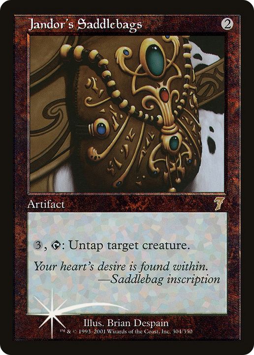 Jandor's Saddlebags in the group Magic the Gathering / Types / Artifacts / Artifact at Proxyprinters.com (64245)