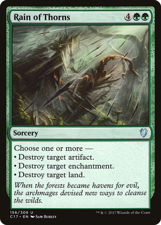 Rain of Thorns in the group Magic the Gathering / Types / Colors / Green at Proxyprinters.com (64263)