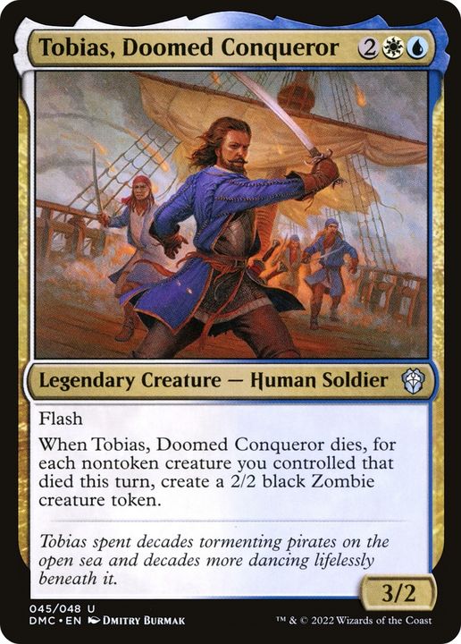 Tobias, Doomed Conqueror in the group Magic the Gathering / Types / Colors / Multicolors / U, W at Proxyprinters.com (64275)