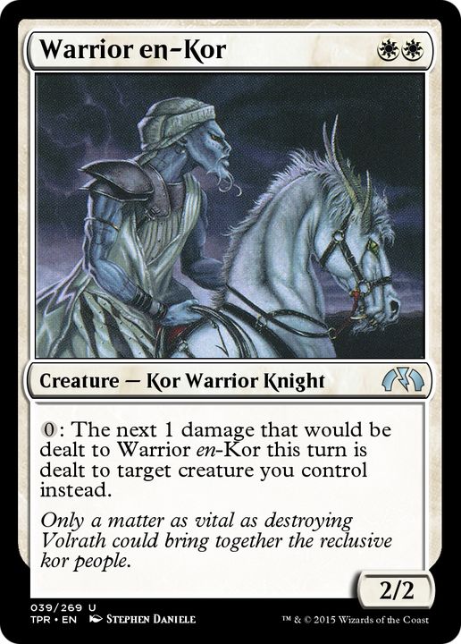 Warrior en-Kor in the group Magic the Gathering / Sets / Tempest Remastered at Proxyprinters.com (64285)