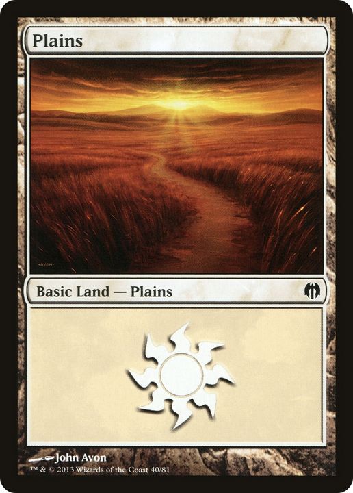 Plains in the group Magic the Gathering / Sets / Duel Decks: Heroes vs. Monsters at Proxyprinters.com (64307)