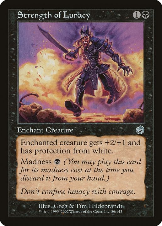 Strength of Lunacy in the group Magic the Gathering / Types / Colors / Black at Proxyprinters.com (64308)