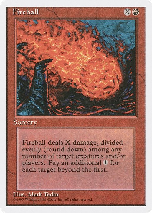 Fireball in the group Magic the Gathering / Types / Colors / Red at Proxyprinters.com (64311)