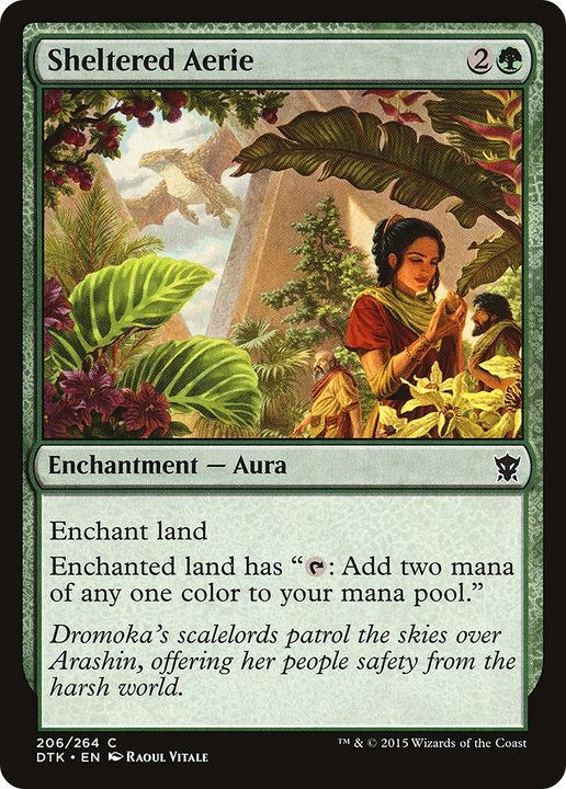 Sheltered Aerie in the group Magic the Gathering / Types / Colors / Green at Proxyprinters.com (64329)