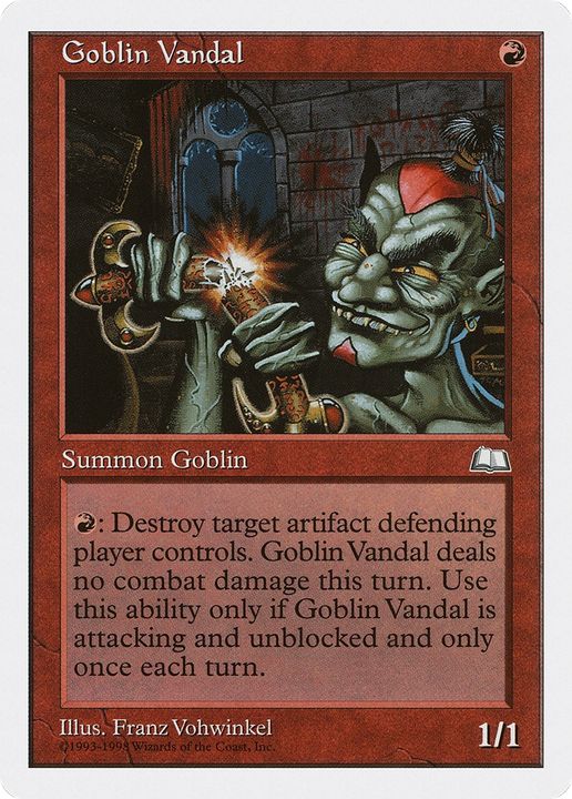 Goblin Vandal in the group Magic the Gathering / Sets / Anthologies at Proxyprinters.com (64330)