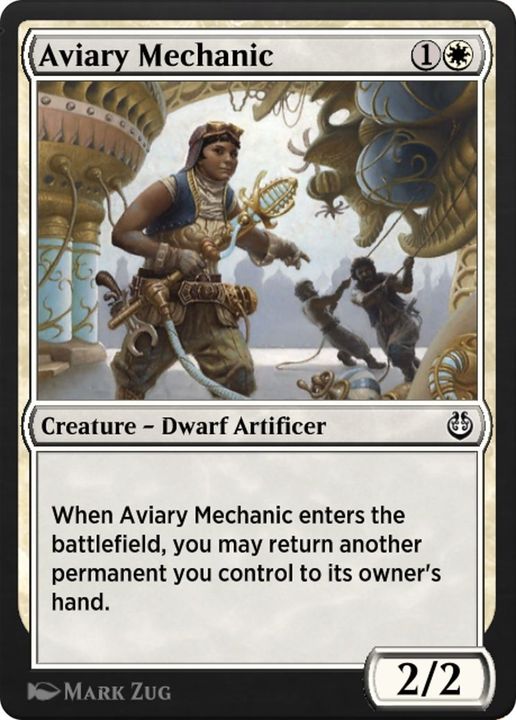 Aviary Mechanic in the group Magic the Gathering / Types / Colors / White at Proxyprinters.com (6434)