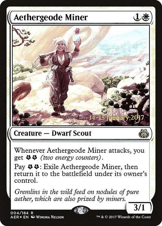 Aethergeode Miner in the group Magic the Gathering / Sets / Aether Revolt Promos at Proxyprinters.com (64347)