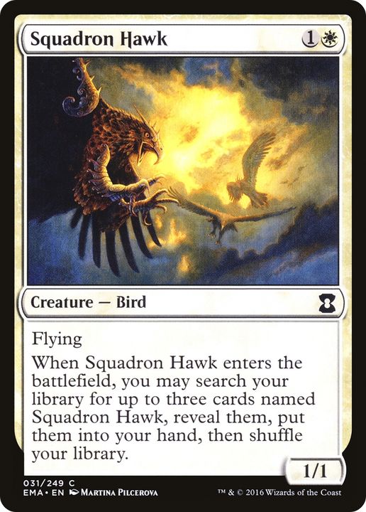 Squadron Hawk in the group Magic the Gathering / Types / Colors / White at Proxyprinters.com (64351)