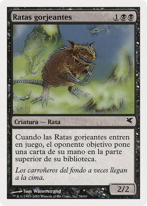 Chittering Rats in the group Magic the Gathering / Types / Colors / Black at Proxyprinters.com (64375)