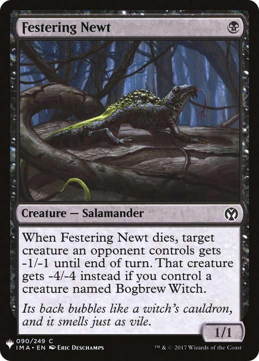 Festering Newt in the group Magic the Gathering / Types / Colors / Black at Proxyprinters.com (64377)