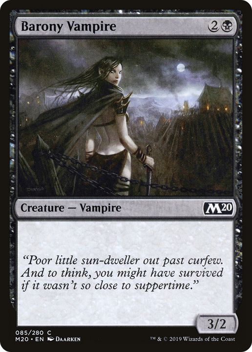 Barony Vampire in the group Magic the Gathering / Types / Colors / Black at Proxyprinters.com (64390)