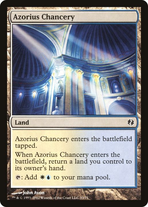 Azorius Chancery in the group Magic the Gathering / Types / Colors / Colorless at Proxyprinters.com (64396)