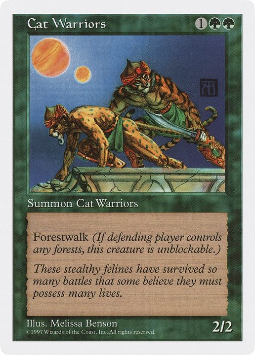 Cat Warriors in the group Magic the Gathering / Sets / Fifth Edition at Proxyprinters.com (64400)