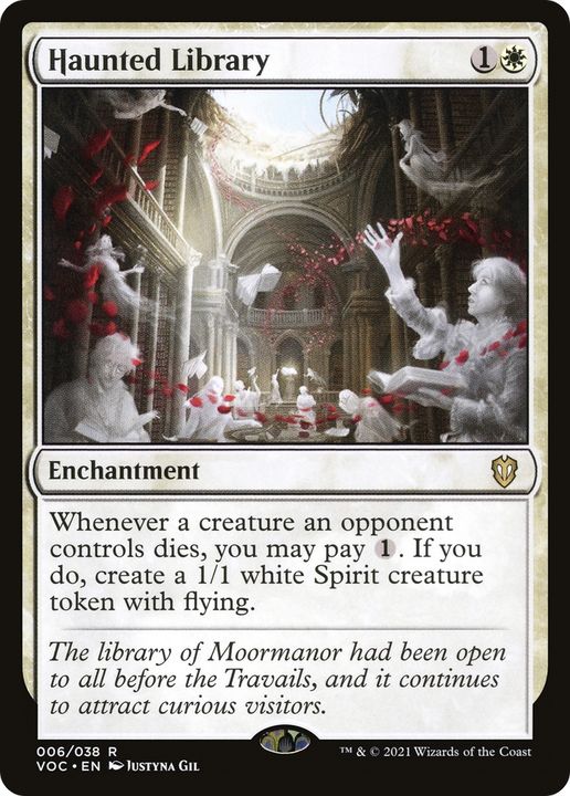 Haunted Library in the group Magic the Gathering / Types / Enchantment / Enchantment at Proxyprinters.com (64402)