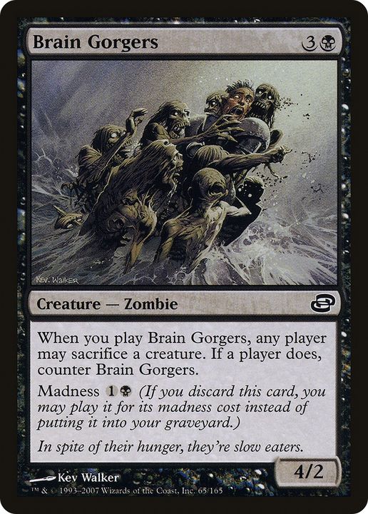 Brain Gorgers in the group Magic the Gathering / Types / Creatures / Zombie at Proxyprinters.com (64414)