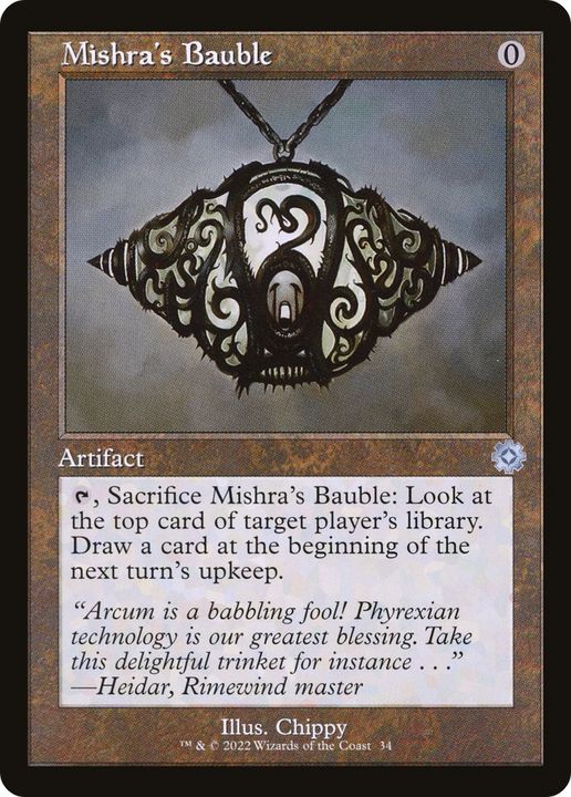 Mishra's Bauble in the group Magic the Gathering / Sets / The Brothers' War Retro Artifacts at Proxyprinters.com (64421)