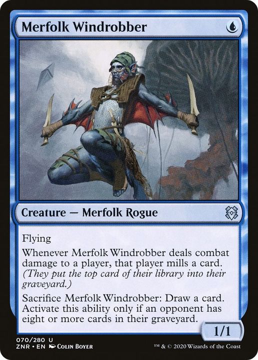 Merfolk Windrobber in the group Magic the Gathering / Types / Colors / Blue at Proxyprinters.com (6445)