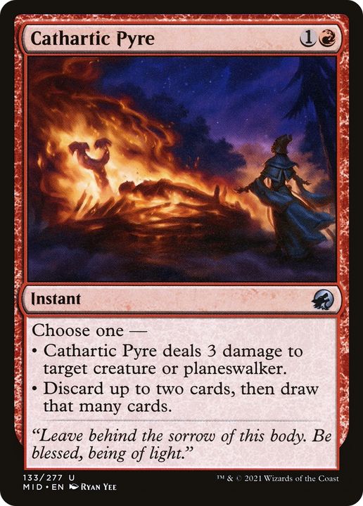 Cathartic Pyre in the group Magic the Gathering / Types / Colors / Red at Proxyprinters.com (64455)