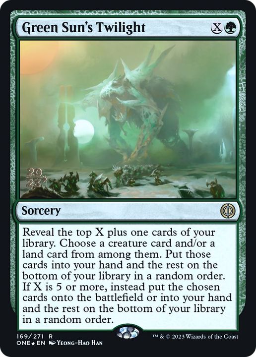 Green Sun's Twilight in the group Magic the Gathering / Types / Colors / Green at Proxyprinters.com (6446)