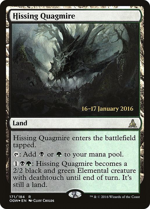 Hissing Quagmire in the group Magic the Gathering / Sets / Oath of the Gatewatch Tokens at Proxyprinters.com (64460)