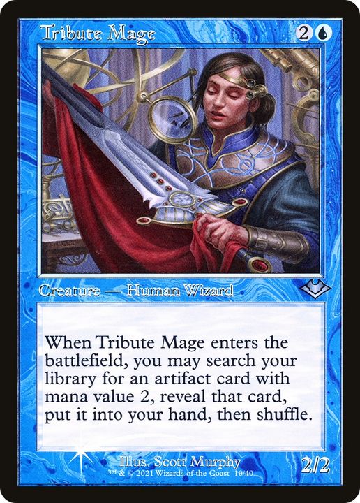 Tribute Mage in the group Magic the Gathering / Sets / Modern Horizons 2 Art Series at Proxyprinters.com (64493)