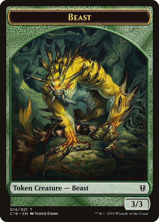 Beast in the group Magic the Gathering / Sets / Commander 2016 Tokens at Proxyprinters.com (64504)