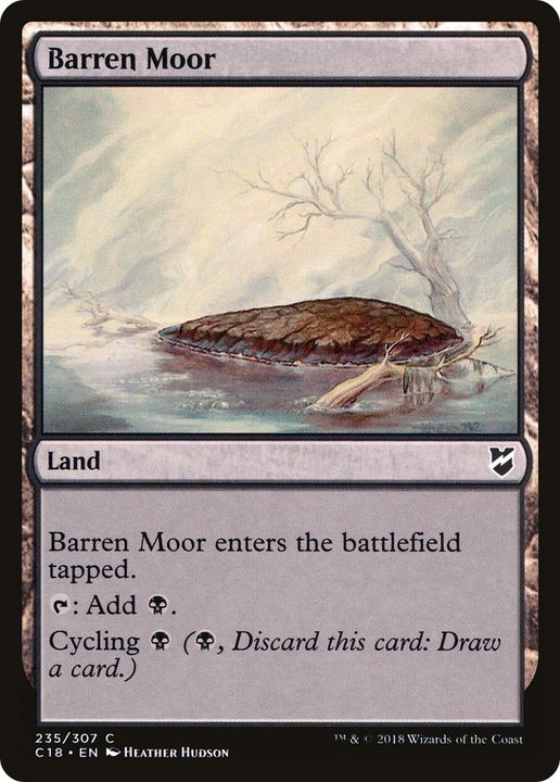 Barren Moor in the group Magic the Gathering / Sets / Commander 2018 at Proxyprinters.com (64509)