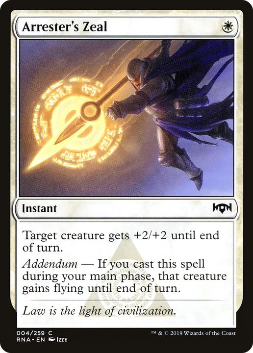 Arrester's Zeal in the group Magic the Gathering / Types / Colors / White at Proxyprinters.com (64524)