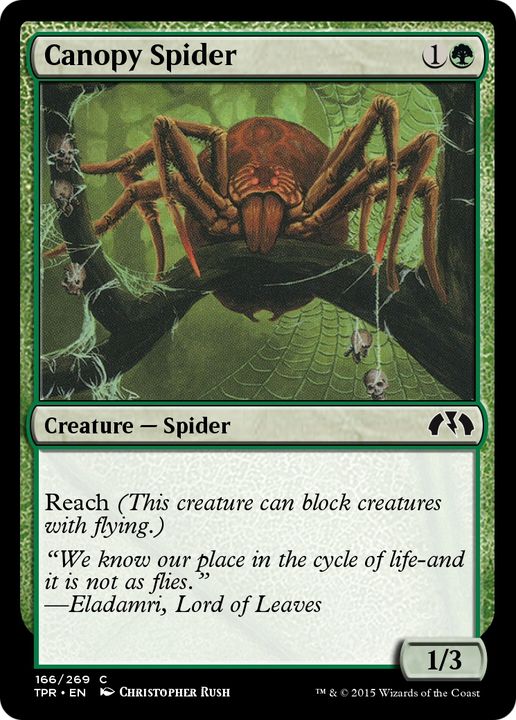 Canopy Spider in the group Magic the Gathering / Types / Colors / Green at Proxyprinters.com (64529)