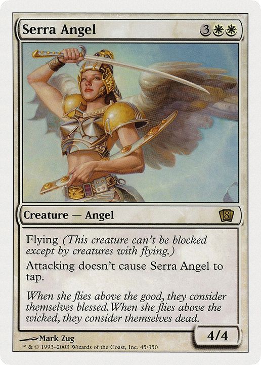 Serra Angel in the group Magic the Gathering / Types / Colors / White at Proxyprinters.com (64563)