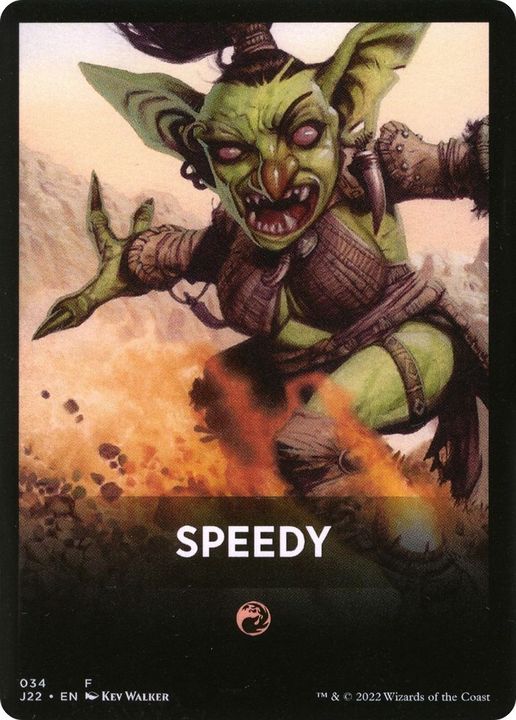 Speedy in the group Magic the Gathering / Types / Colors / Colorless at Proxyprinters.com (6458)