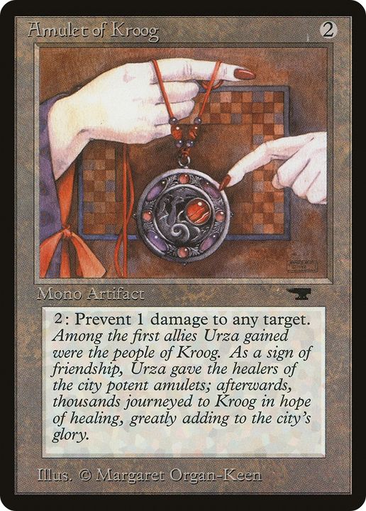 Amulet of Kroog in the group Magic the Gathering / Types / Artifacts / Artifact at Proxyprinters.com (64581)