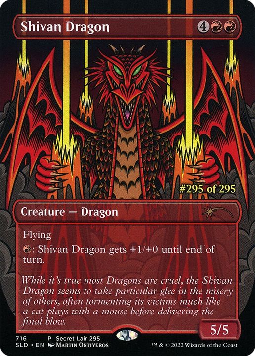 Shivan Dragon in the group Magic the Gathering / Types / Colors / Red at Proxyprinters.com (64600)