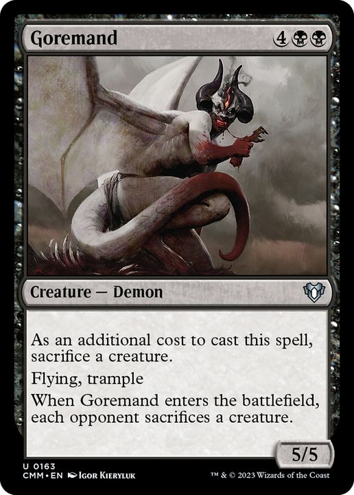 Goremand in the group Magic the Gathering / Types / Colors / Black at Proxyprinters.com (64618)