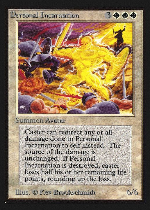 Personal Incarnation in the group Magic the Gathering / Types / Colors / White at Proxyprinters.com (64647)