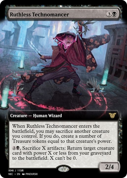 Ruthless Technomancer in the group Magic the Gathering / Types / Creatures / Wizard at Proxyprinters.com (64648)