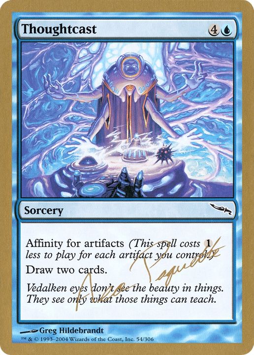 Thoughtcast in the group Magic the Gathering / Types / Colors / Blue at Proxyprinters.com (64661)