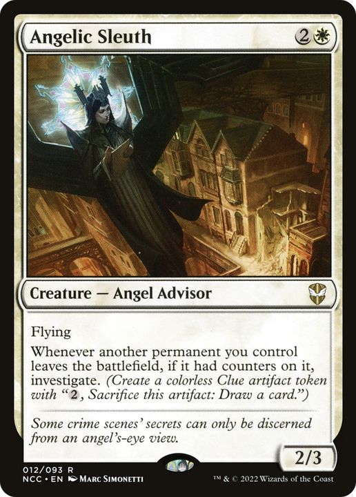 Angelic Sleuth in the group Magic the Gathering / Sets / New Capenna Commander at Proxyprinters.com (64672)