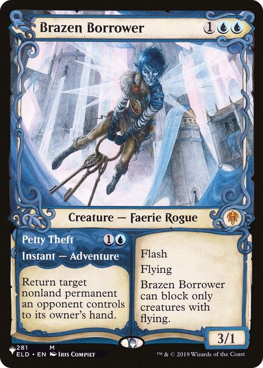 Brazen Borrower // Petty Theft in the group Magic the Gathering / Types / Colors / Blue at Proxyprinters.com (6468)