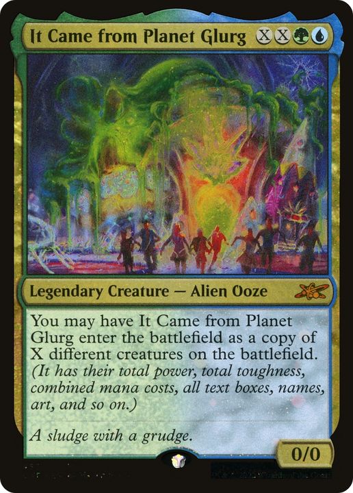 It Came from Planet Glurg in the group Magic the Gathering / Types / Colors / Multicolors / G, U at Proxyprinters.com (64721)