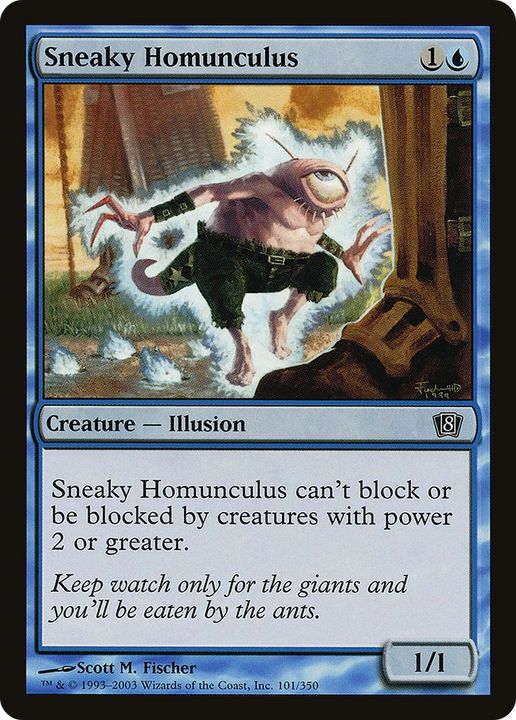 Sneaky Homunculus in the group Magic the Gathering / Types / Colors / Blue at Proxyprinters.com (64734)