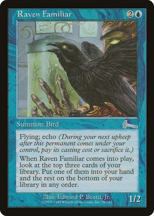 Raven Familiar in the group Magic the Gathering / Types / Colors / Blue at Proxyprinters.com (64755)