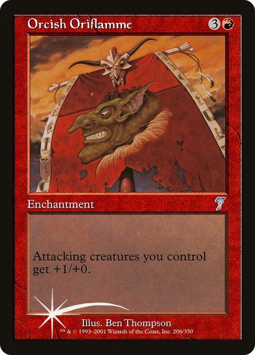 Orcish Oriflamme in the group Magic the Gathering / Sets / Seventh Edition at Proxyprinters.com (64764)