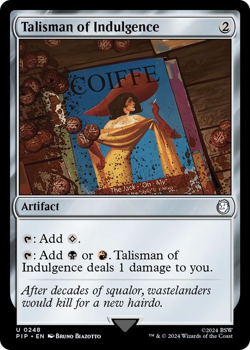 Talisman of Indulgence in the group Magic the Gathering / Types / Artifacts / Artifact at Proxyprinters.com (6478)