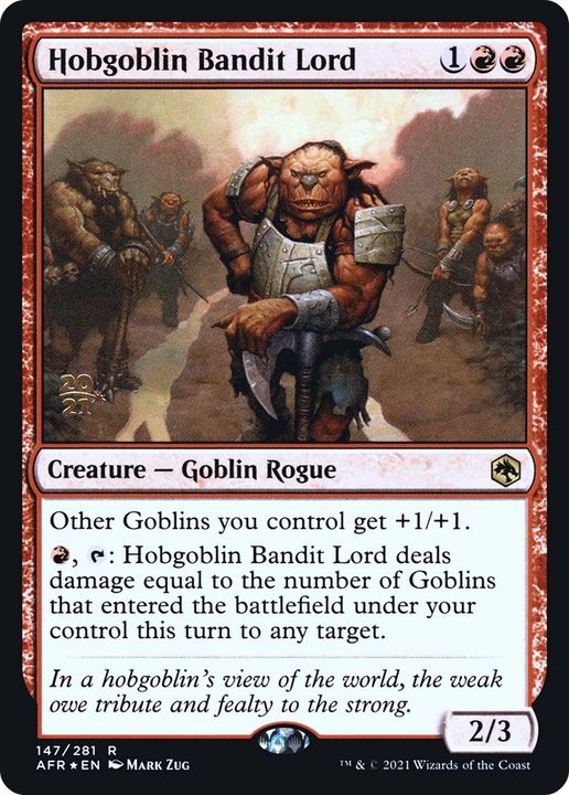 Hobgoblin Bandit Lord in the group Magic the Gathering / Sets / Adventures in the Forgotten Realms Promos at Proxyprinters.com (64794)