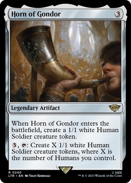 Horn of Gondor in the group Magic the Gathering / Sets / The Lord of the Rings: Tales of Middle-earth at Proxyprinters.com (64849)