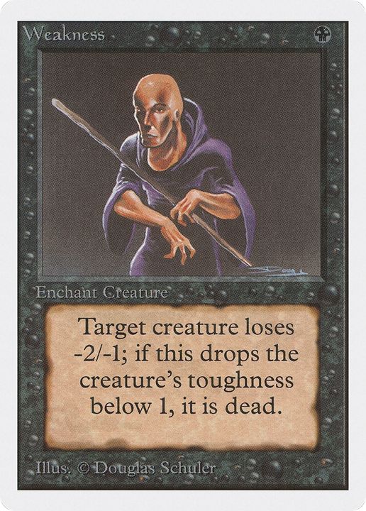 Weakness in the group Magic the Gathering / Types / Colors / Black at Proxyprinters.com (64882)