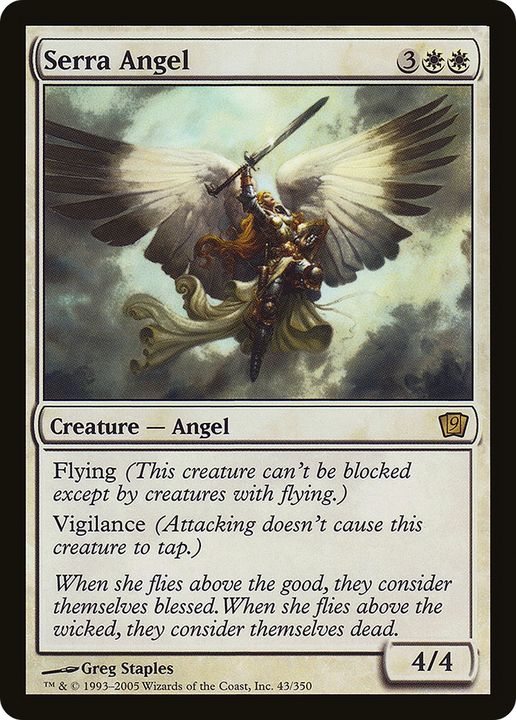 Serra Angel in the group Magic the Gathering / Sets / Ninth Edition at Proxyprinters.com (64895)