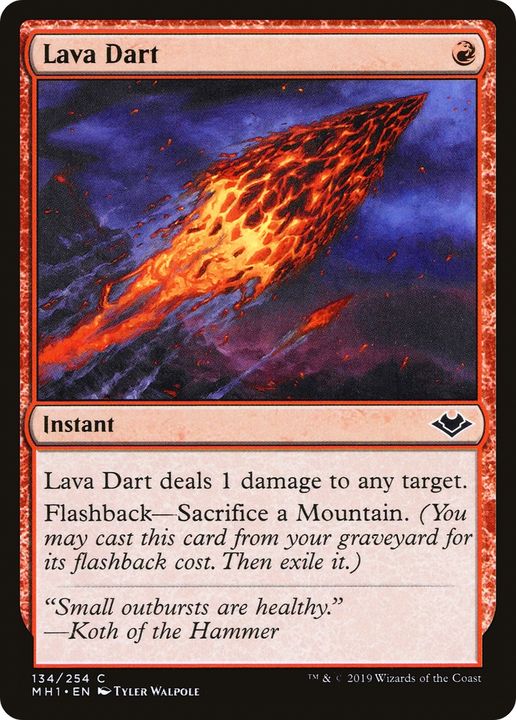 Lava Dart in the group Magic the Gathering / Types / Colors / Red at Proxyprinters.com (64898)